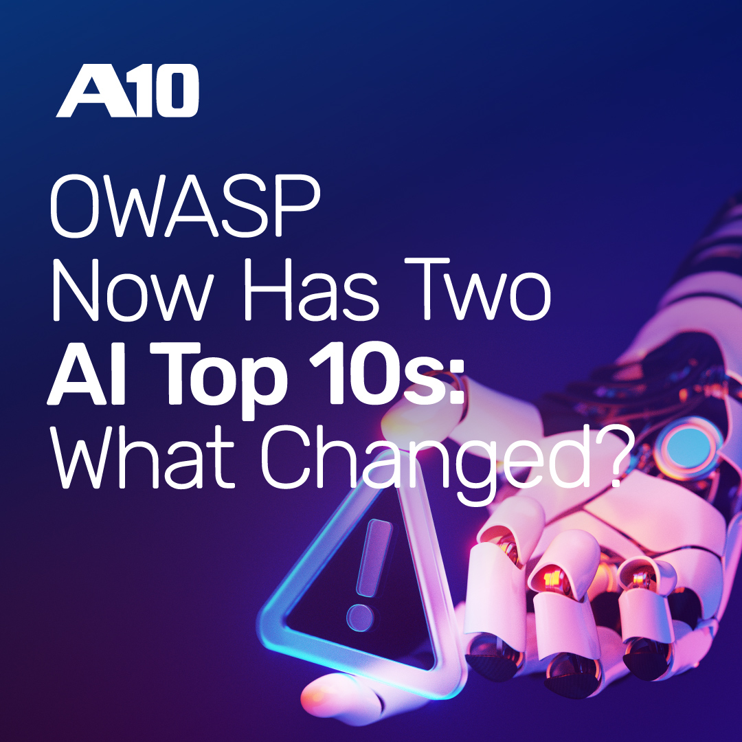 A10Networks's tweet photo. OWASP now runs two separate AI security frameworks. The LLM Top 10 covers risks like prompt injection and data leakage, while the new Agentic Top 10 covers execution risks once agents hold credentials, memory, and the ability to act. https://t.co/TiN4fnoqEF https://t.co/K98NinNvp3