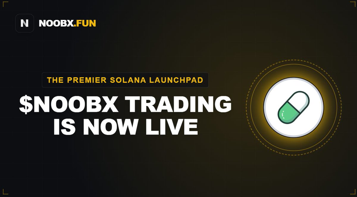 noobxfun's tweet photo. $NOOBX trading is now live on @Pumpfun

CA: PzJEixcwKRQifceAACKnzuhHcQ46UJDgajFogFCpump

Testnet live on https://t.co/JI68wX0Pl0 --> Mainnet incoming

drop a like + repost + your solana wallet for airdrop, and shill $NOOBX everywhere.

we couldn't be more excited for what's to come!