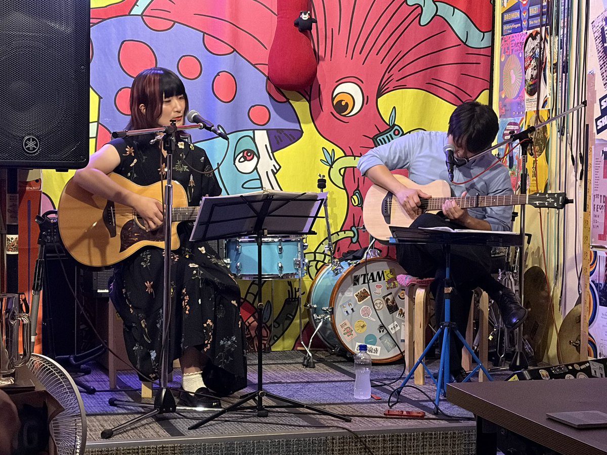 okapun's tweet photo. @yagure_books 
@glpc_honey 
@harunatsuyouka 
@Toro0920mn 
@nami_band 

@mogumog56719408 

終演！

普段一緒になかなかならない人たちと一緒にやれるのも企画の醍醐味。
楽しかった。ご来場の皆様、共演の皆様ありがとうございました。

何より8年ぶりに会うのに企画呼んでくれたハルナツヨウカさんサンキュー！