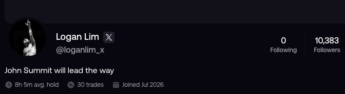 loganlim_x's tweet photo. Just hit 10K followers on @fomo.

Been here less than 2 weeks and it took only 2 winning trades to get here, $GME on RH and $MarsCoin on BNB.

Didn't realize Fomo have so many active users, and it's an awesome app — i love the leaderboard and adding a thesis on my trade. https://t.co/lUyZ6yS2Og