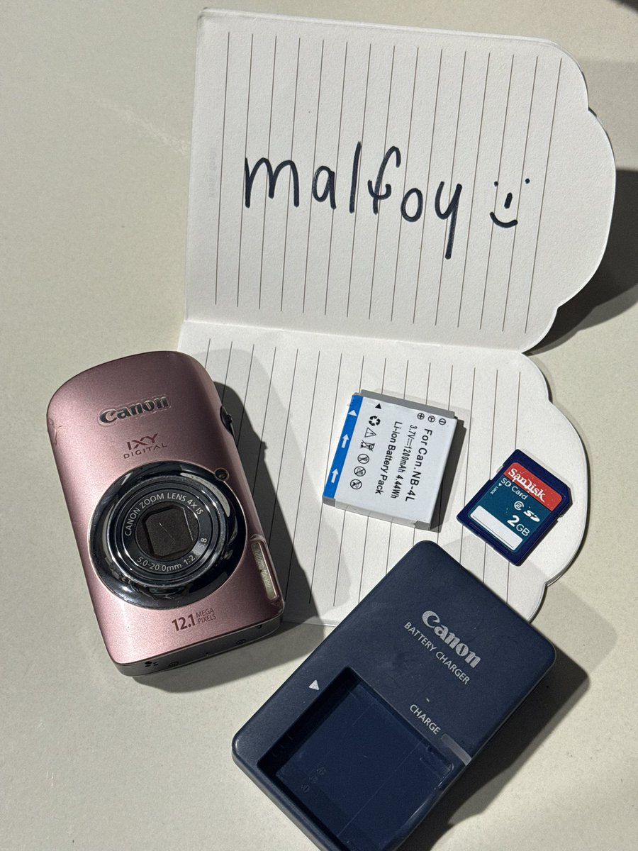 ilyshortcake_'s tweet photo. ส่งต่อ Canon ixy  510is รุ่นฮิตมาก 

: ทำงานเต็มระบบ แฟลชแรง  ถ่ายได้ปกติทุกอย่าง ปุ่มใช้งานได้หมด เลนส์ใส
: บอดี้มีรอย, ตำหนิจอคล้ำ ไม่มีผลต่อภาพ

6,300฿ ได้ของตามภาพ 

#กล้องดิจิตอล #กล้องดิจิตอลเก่า #กล้องดิจิทัลมือสอง #กล้องคอมแพค #ส่งต่อเสื้อผ้ามือ2 #ส่งต่อคสอ #ส่งต่อกล้อง https://t.co/jJow58YVtr