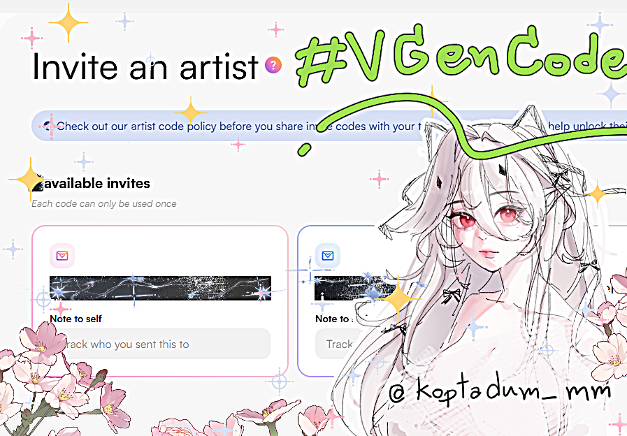 koptadum_mm's tweet photo. ——— ✨VGEN CODE GIVEAWAY✨———

To join °.˚◡̈•⁺º·
╰ Follow me
╰ Like + RT this post ♡ + ⟳
╰ ↓Comment your best and/or latest artwork(s)

I'll review all the entries and pick 1 lucky artist! ✨
🗓 End August 6

Good luckk ｡*ﾟ✧
#Vgen #VgenCode #VGenCodeGiveAway #artmoots https://t.co/C2D2STA4Re