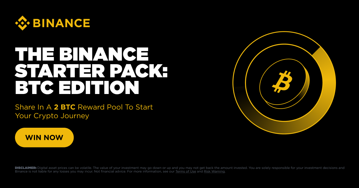 BinanceAfrica's tweet photo. New here? Your BTC Starter Pack is waiting. 

Top up just $15 to unlock a reward from the 2 BTC prize pool.

Win now 👉 https://t.co/agCDPbRoBm https://t.co/bYanT9RXjj