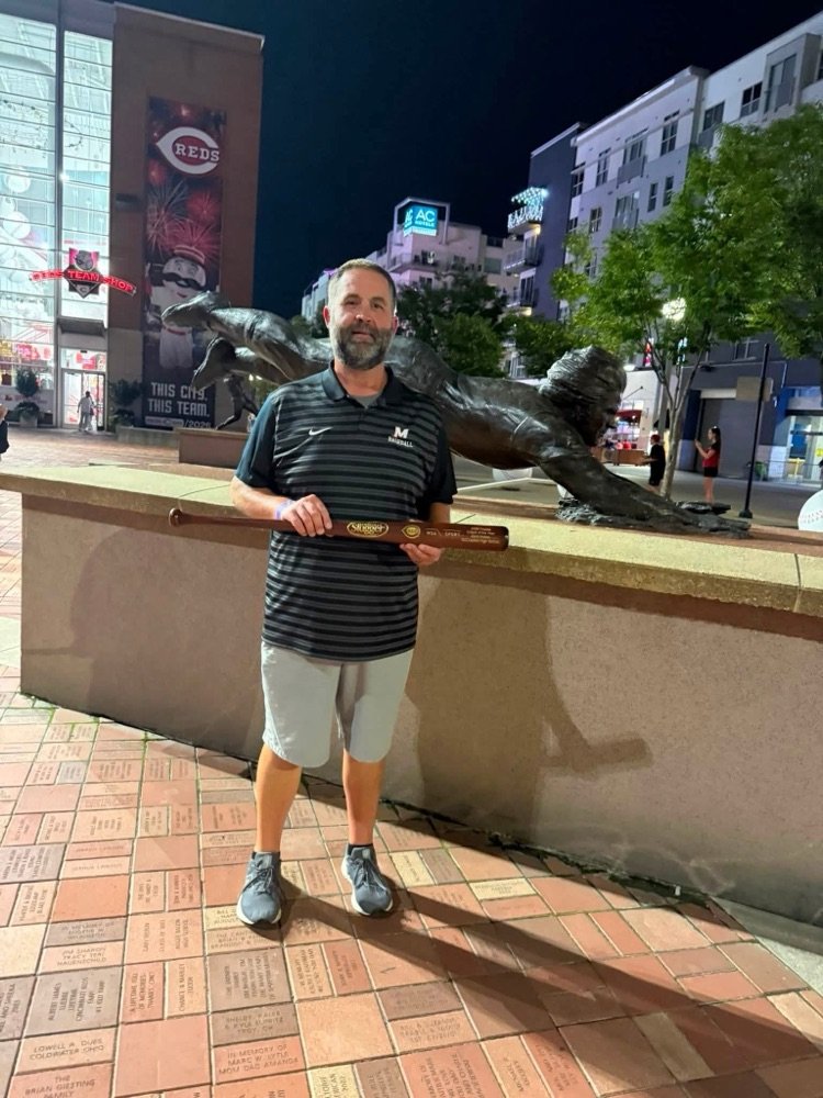 gomccracken's tweet photo. Congratulations to Coach Zach Hobbs on being a finalist for the Cincinnati Reds MSA Sport Design Baseball Coach of the Year! https://t.co/Uw8BZ5rrxo