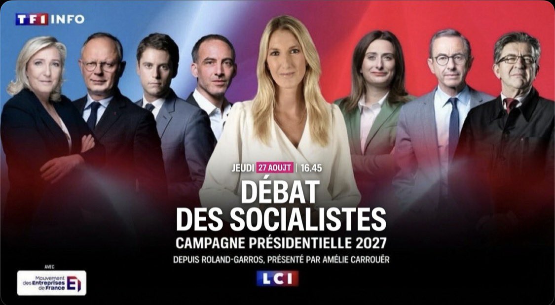 SirAfuera's tweet photo. Affiche du débat de la présidentielle corrigée. https://t.co/26CCS304Ct