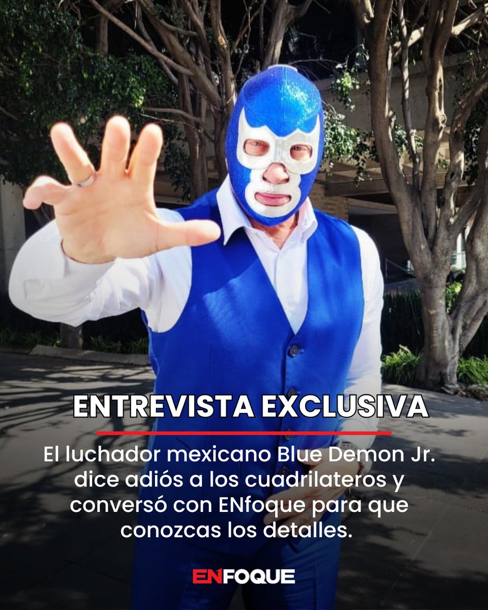 EnfoqueNoticias's tweet photo. El luchador mexicano @BlueDemonjr dice adiós al cuadrilátero y nos cuenta en entrevista exclusiva con #ENfoque los detalles de su gira del adiós.
https://t.co/nq13PT8r97
#bluedemonjr #luchalubre #retiro #deportes https://t.co/rlFxjlFBca