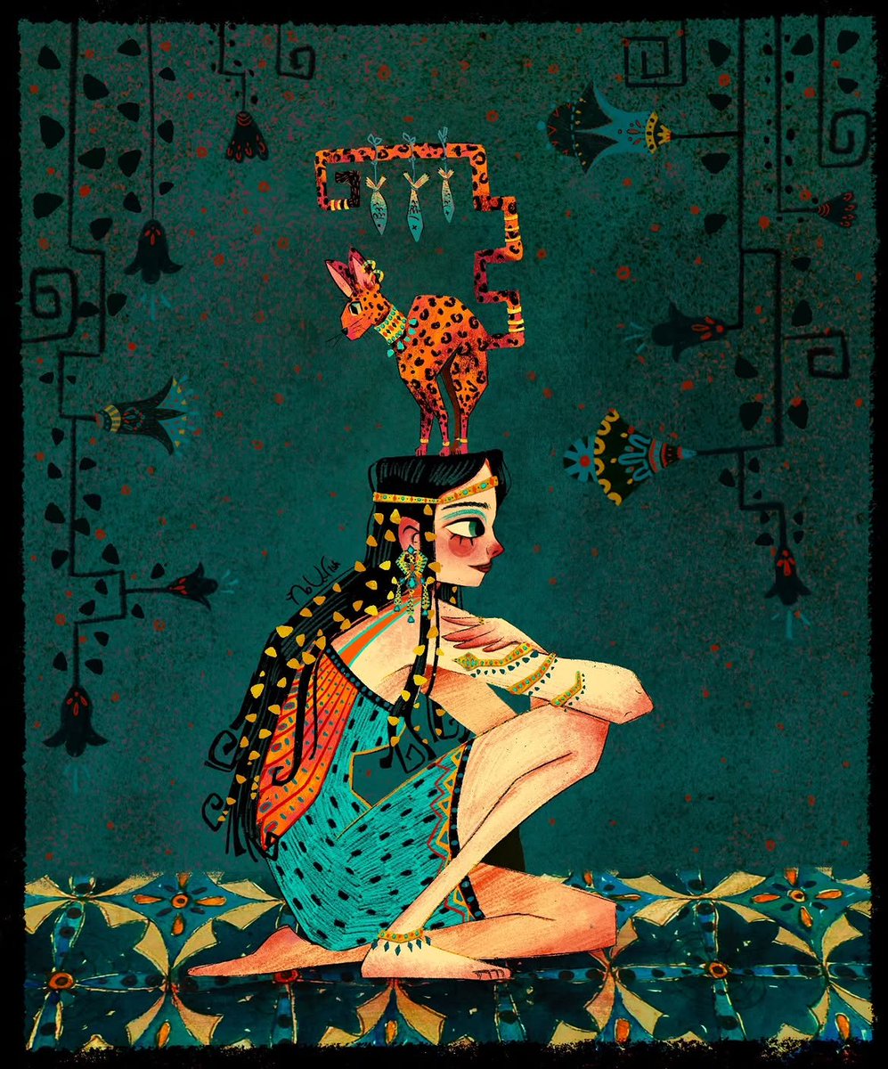 Ra_w1an00's tweet photo. Egyptian culture through the art of Egyptian artist Nour Nasser. https://t.co/YEuEbqlV7X