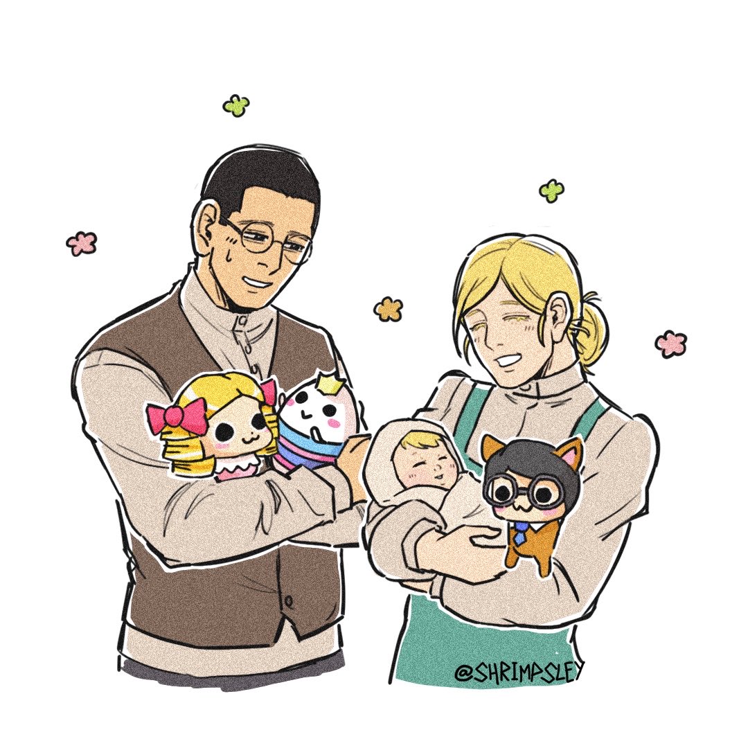 shrimpsley's tweet photo. kawaii pet megu + golden kamuy crossover (5/?)
"hasegawa"/salalu, fina/roollet &amp; olga/kigon

#goldenkamuy #ゆるふわ育成ゲームMEGU https://t.co/QhVrRL5q2i