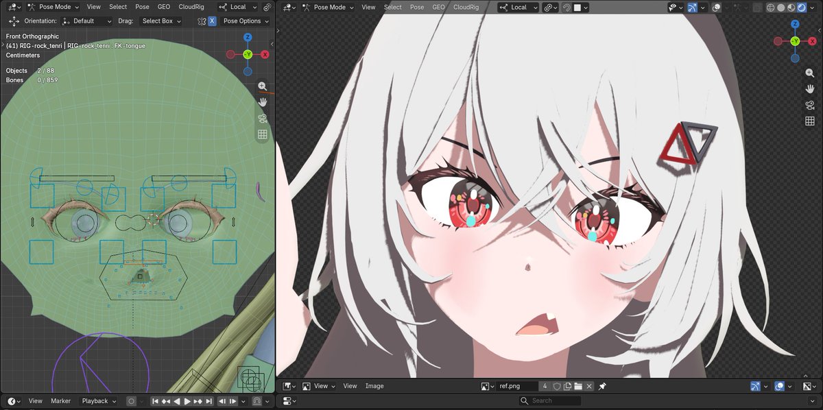 YetAnotherNekko's tweet photo. #blender
UV face rig https://t.co/yapFe0T8fb