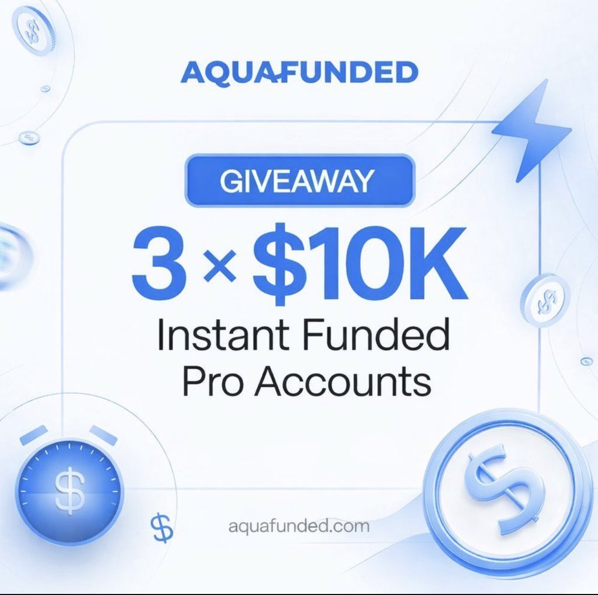 LiquidityHuntaa's tweet photo. 🚨 Giveaway alert 🚨 

3x$10k instant funding pro

1. Follow @AquaFunded @LiquidityHuntaa and @shepherd__fx  @LewisAquaFunded 

2. Like, Retweet and Tag 4 traders 

4.
Also Follow 
@oshoktrader 

Join telegram group: https://t.co/QzfhQPCu11 https://t.co/JJC6cSghTt