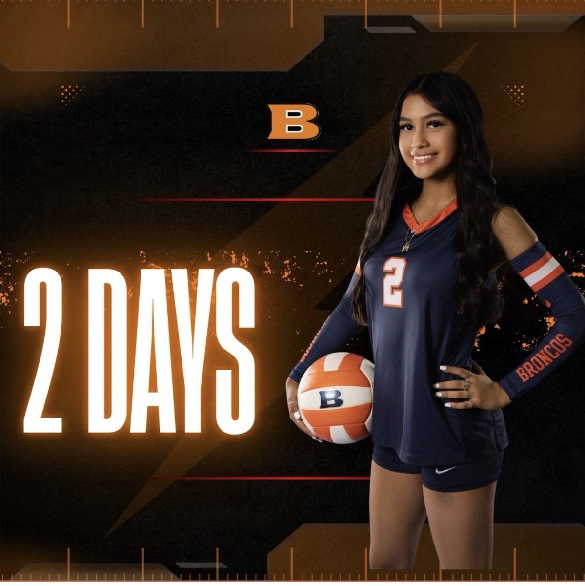 BrandeisVB08's tweet photo. 2οΈβ£π DAYS TO GO!!
#2 JR. Madisyn Sauceda
#bhsvb26
@Coach_KLewis @danaperry73 @BroncosBrandeis https://t.co/ZfhS9JSOAC