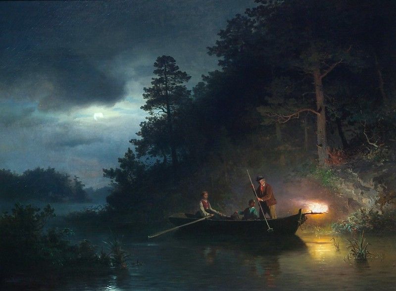 IsabelVasques7's tweet photo. 🎨Axel Nordgren (Sweden, 1828-1888)
'Light Fishing' https://t.co/fGrXZGecbS