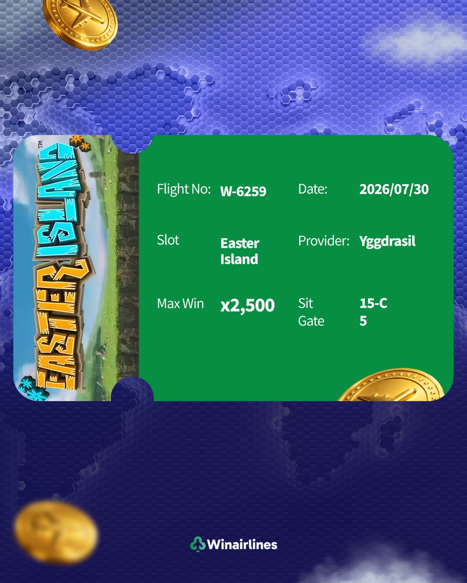 winairlines's tweet photo. 🗿 Easter Island 2. 
👉 https://t.co/E1dk2aC8SX

This is the perfect destination for those looking for a peaceful getaway. Your neighbors won’t be people, but talking moai that may occasionally invite you to spin the reels and discover their winning potential. https://t.co/scgzHYL9LV