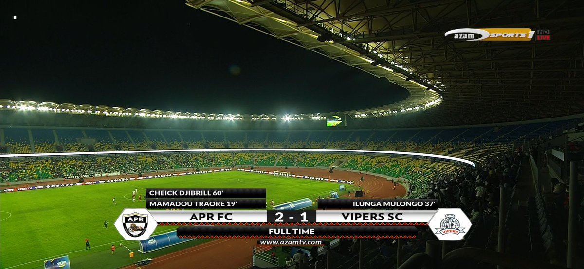 VipersXtra's tweet photo. A defeat for the Venoms against APR FC at Amahoro Stadium ๐๏ธ ๐ดโซ๐จ
APR FC 2 : 1 VIPERS SC
Gusto Mulongo scores the level goal before APR takes the lead back again #Viperssc
#CECAFAKagameCup2026 #VenomsUpdates https://t.co/dtp2UfiCLp