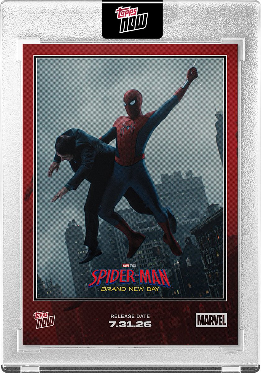 DisTrackers's tweet photo. Topps Spider-Man Brand New Day Cards are available to order! Closes on 8/5.
.
https://t.co/hTKJRe0e5D
.
#Ad #Marvel #SpiderMan #TradingCards #SpiderManBrandNewDay https://t.co/P0FHFf8qFE