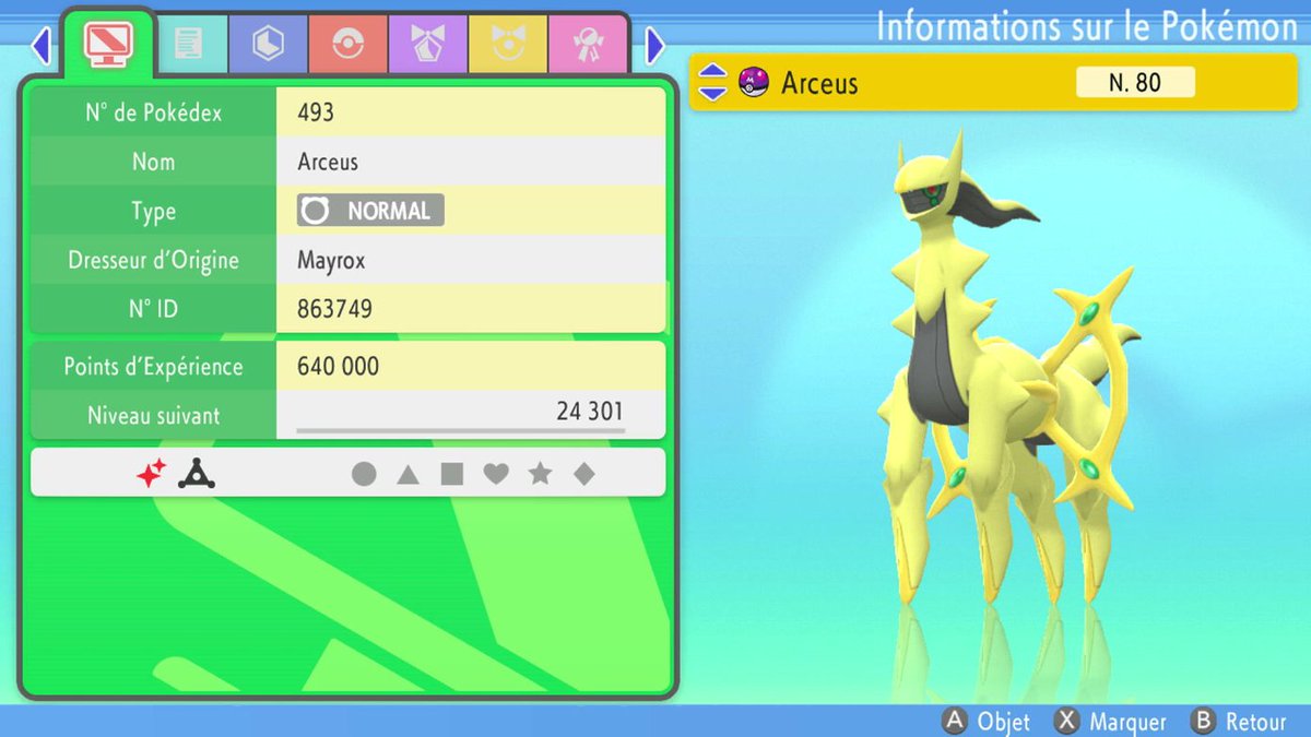 Mayroxsh's tweet photo. ✨Arceus shiny en 1251 resets pour finir cette arc bdsp je suis heureux✨
#LESH https://t.co/iOY7ZMt3Gv