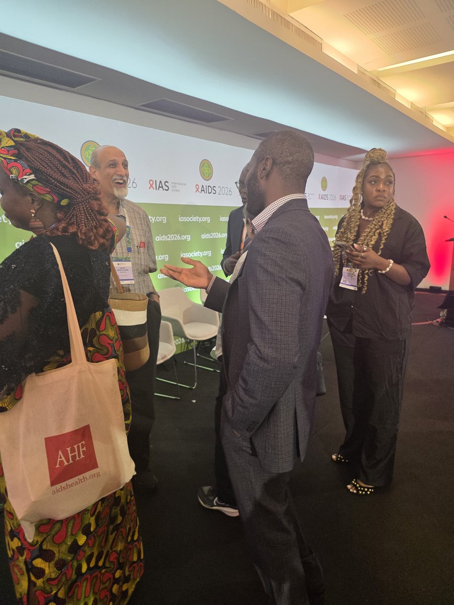 DrAdamAbdullahi's tweet photo. Excellent week at #IAS2026 in Rio de Janeiro.
Grateful for the opportunity to engage with global colleagues on the next generation of HIV research and emerging treatment strategies. Looking forward to building on these to improve health outcomes across the continent. https://t.co/0JUxiCYM5H