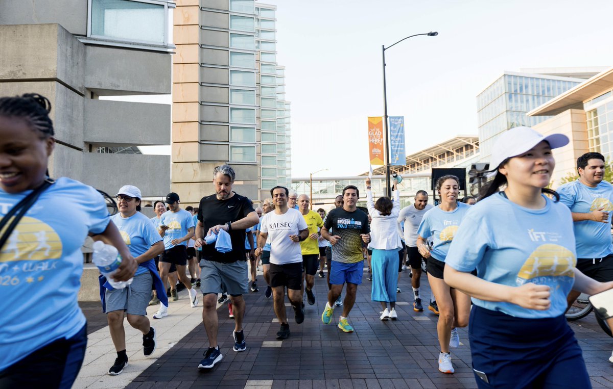 IFT's tweet photo. Chicago summer supplied the heat. The IFT FIRST community supplied the energy. ☀️🏃‍♀️ #TBT

The Fun Run + Walk mixed sweat, high-fives and connection while supporting student scholarships through the Feeding Tomorrow Fund.

Did you run, walk or serve as the unofficial cheer squad?

#ThrowbackThursday #IFTFIRST #FoodScience #ChicagoSummer #FeedingTomorrow