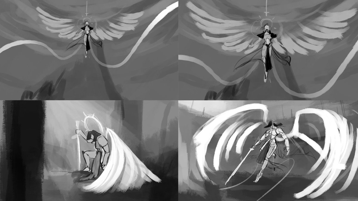 kaidrawsart's tweet photo. Buncha little concept doodles I’ve yet to finish
Probably should go back and revisit a few of these, what do you guys think? 🤔
-
#conceptart #conceptdesign #visualdevelopment #sketching #scifi #fantasy #visdev #clipstudiopaint https://t.co/dF3pQmsKTo