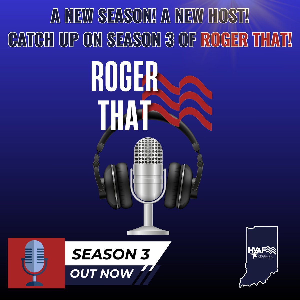 HVAFofIndiana's tweet photo. 🎙Looking for a Sunday listen?🎙
Catch up on the latest season of Roger That! So far, season 3 has been packed with exciting guests, meaningful discussions, and SO MUCH MORE!🎧
Catch up on the latest episodes 🔗https://t.co/y7nTaGQdtq
#SupportOurHeroes #Podcast #RogerThatPod https://t.co/0P4wTOB56c
