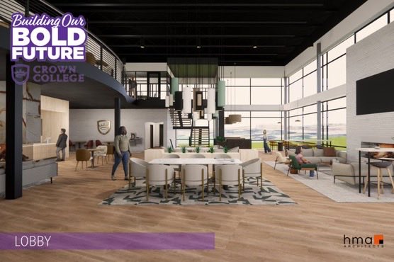 CrownCollegeMBB's tweet photo. BIG things are happening!

New spaces are coming, where students will worship, connect, study, and grow together in Christ. Each space is designed to strengthen community and support the next generation of servant leaders. 

#CrownCollege #BoldlyChristian https://t.co/E8JTyhZkdl