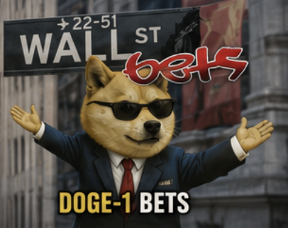 ogParodyDoge1's tweet photo. Wall Street Bets ❌

DOGE-1 BETS ✅ https://t.co/JMX9R0MEEH