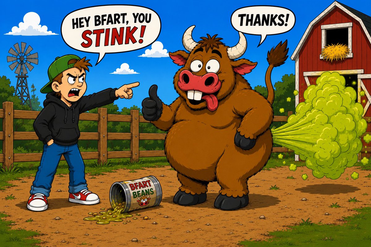 BULL FART tweet media