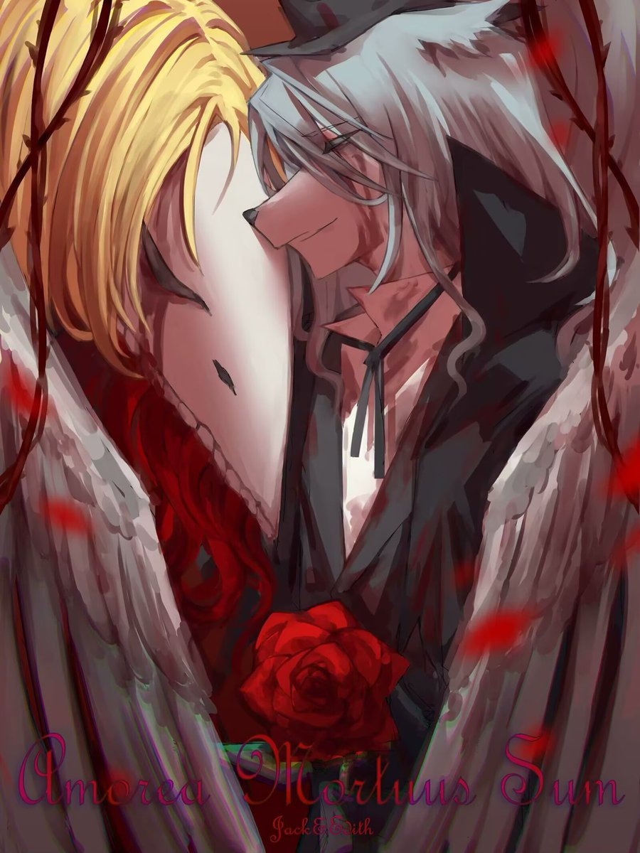 Mu_Blood's tweet photo. Hello
My name is MuBlood_沐血

◆A 20-year-old college student, enjoys drawing, bird watching, and stargazing
◆Like Jack and Edith from BLACKSOULS
◆Often draw Jack and Edith, also frequently tweet about them
◆Favorite anime is "中二病でも恋がしたい！"

🐺❤️🦅 https://t.co/GLQhpSfn5G