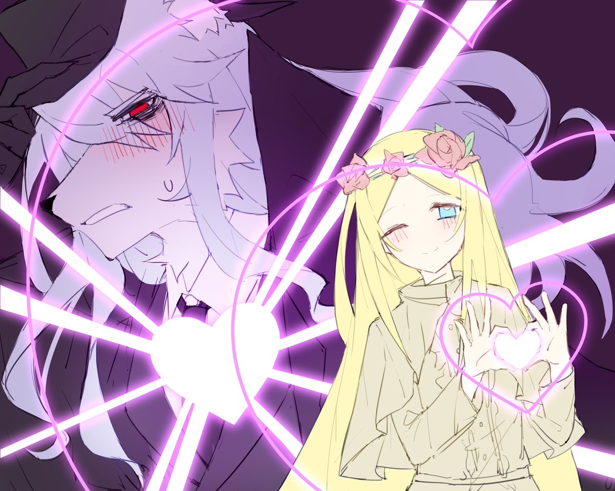 Mu_Blood's tweet photo. Hello
My name is MuBlood_沐血

◆A 20-year-old college student, enjoys drawing, bird watching, and stargazing
◆Like Jack and Edith from BLACKSOULS
◆Often draw Jack and Edith, also frequently tweet about them
◆Favorite anime is "中二病でも恋がしたい！"

🐺❤️🦅 https://t.co/GLQhpSfn5G