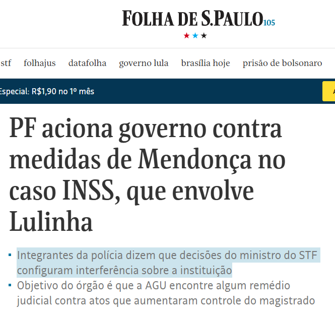 raphaamarals's tweet photo. @Cha_de_Capim @SamPancher Engraçado que só agora que a PF se incomoda com decisões de  um ministro do STF... e como a própria máteria diz, pede para o Adv do GOVERMO um "remédio judicial" para barrar isso...

pelo jeito quem não leu foi vc amigo!!! https://t.co/XWkdUzbej3