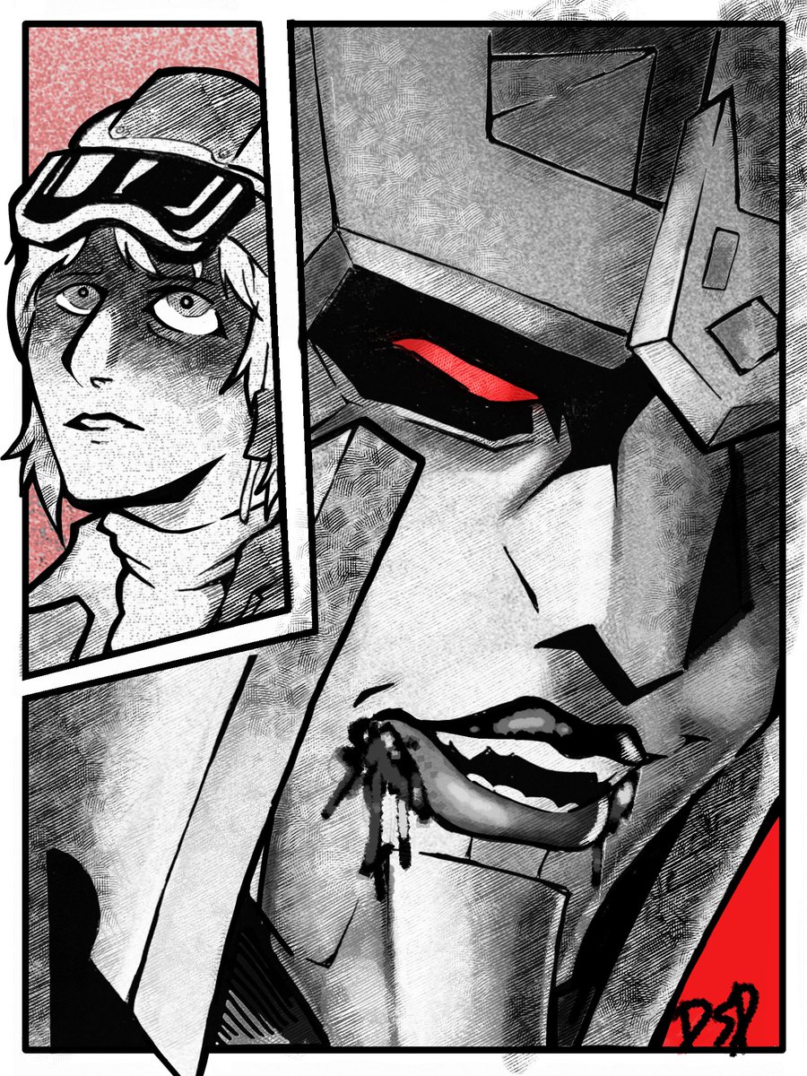 Countturkey's tweet photo. Miscellaneous doodles ft my oc Pointbreak and a very unlucky fireman 

#transformers #overlord https://t.co/Ftx5nRtOh1