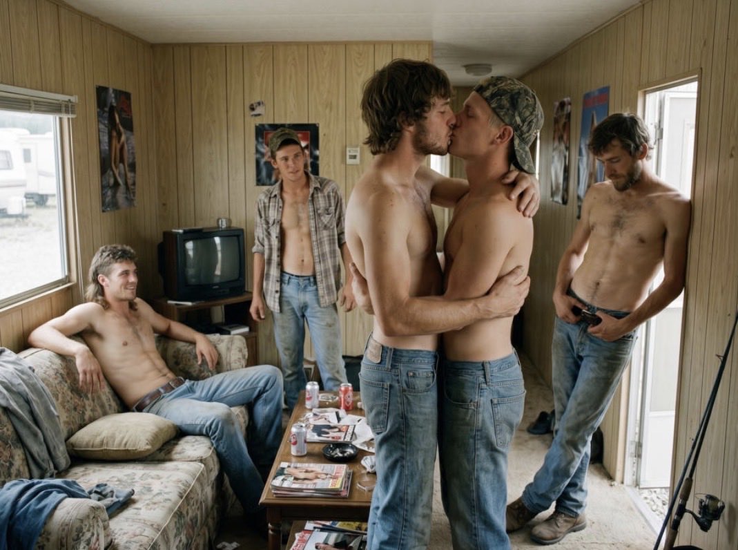MasterJosh24's tweet photo. Just a little bro time with my redneck buds at the hunting camp….   😈
#gayjeans #jeansgay #gaylevis #levisgay #jeansbulge #jeanscum #jeanscock #gaybondage #kink #sagger #redneck #humpday #bluecollar #raunchyass #farts https://t.co/EV8EtT8e2L