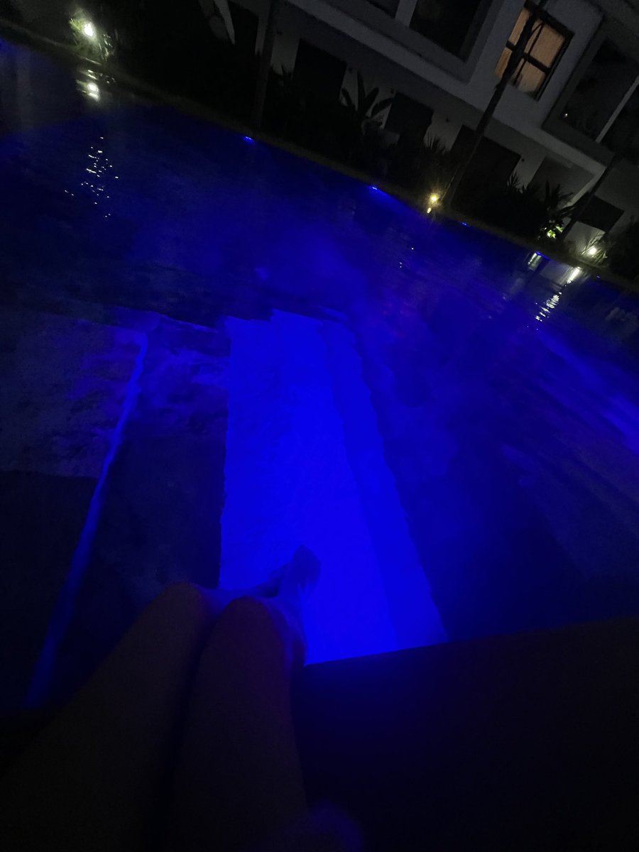 mianeedsthat's tweet photo. late night swim is goated https://t.co/wuuB44yRWB