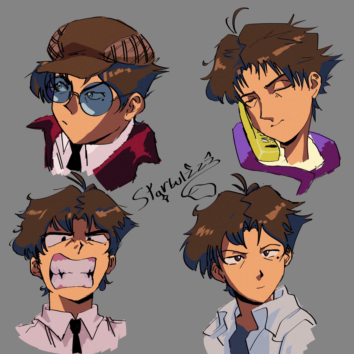 Mooshrooooooom's tweet photo. #cephalartistry I tried a 90s schoolboy type style for the first time :3 https://t.co/mwXaCGCJKU