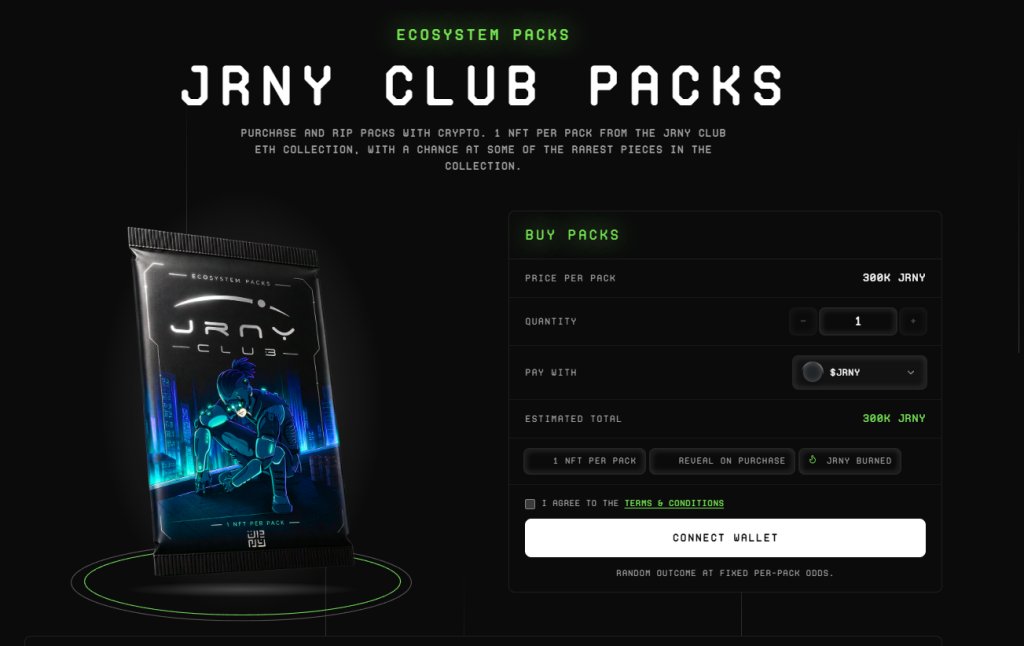 JRNYCLUB's tweet photo. JRNY PACKS + JRNY GOLD PASS

Today we're introducing the JRNY Gold Pass, an upgraded JRNY Pass that acts as a THC Membership and is equivalent to 10 JRNY CLUB NFTs.

The Gold Pass is required to create a MEGA, but it can also be held on its own for THC membership benefits.

The JRNY Packs page is now live! A limited whitelist phase of 10 packs is open to THC winners, with a larger round launching early next week.

🎟️ JRNY Packs: https://t.co/LDNlSgrpMe

✨ JRNY Gold Pass:
https://t.co/w5csOramxg

🔥 The first MEGA is now live and available in packs:
https://t.co/ybz4P0Wkmq