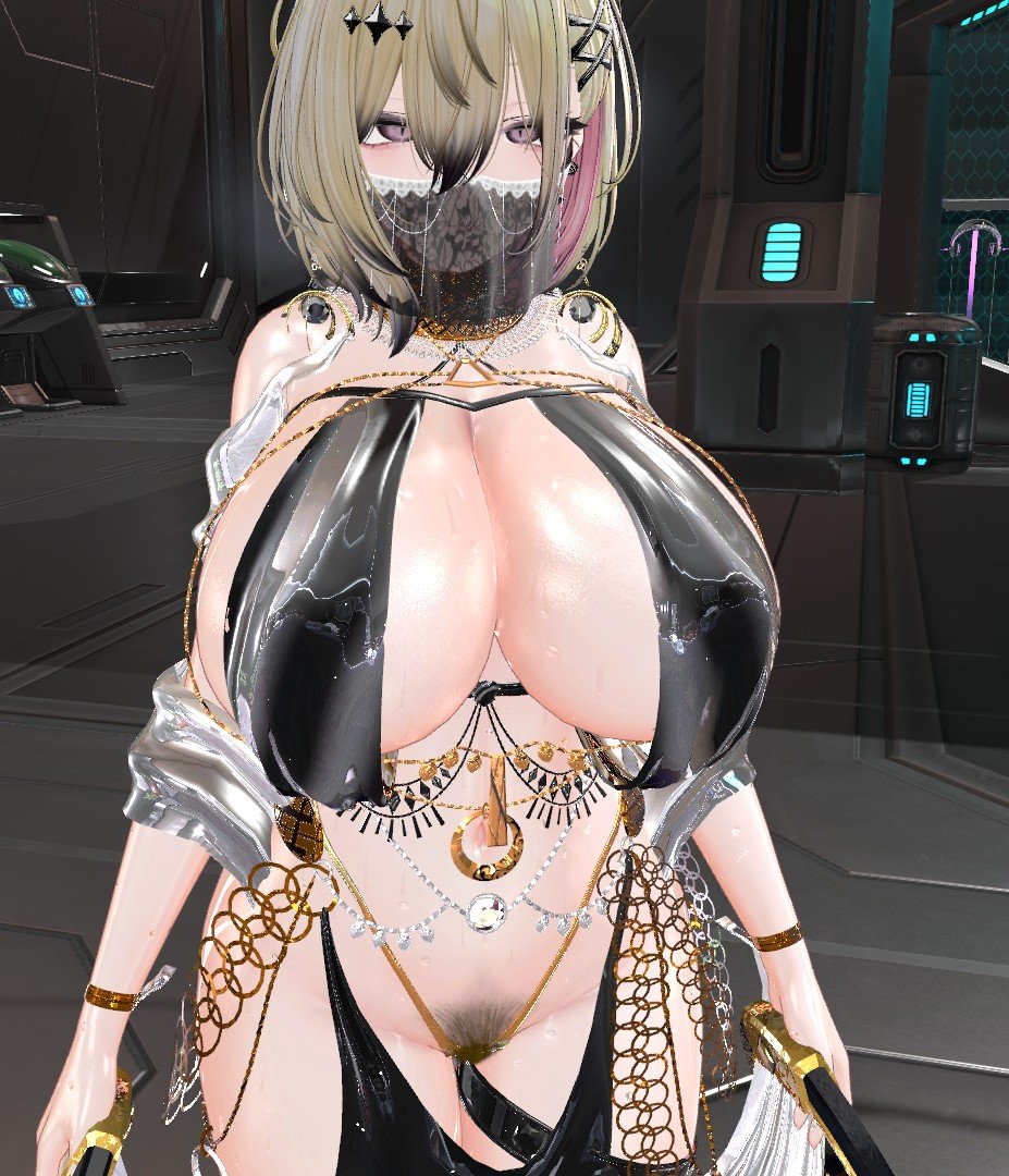 Chrono_fl's tweet photo. ぶいちゃの改変をだいぶエッチに作れるようになってきたかも？
今度テクスチャとかも自分で描画しっかりして作ったりブレンダーとかで細部維持れるようにしたりしてみたいね https://t.co/XCYEEl7qoF
