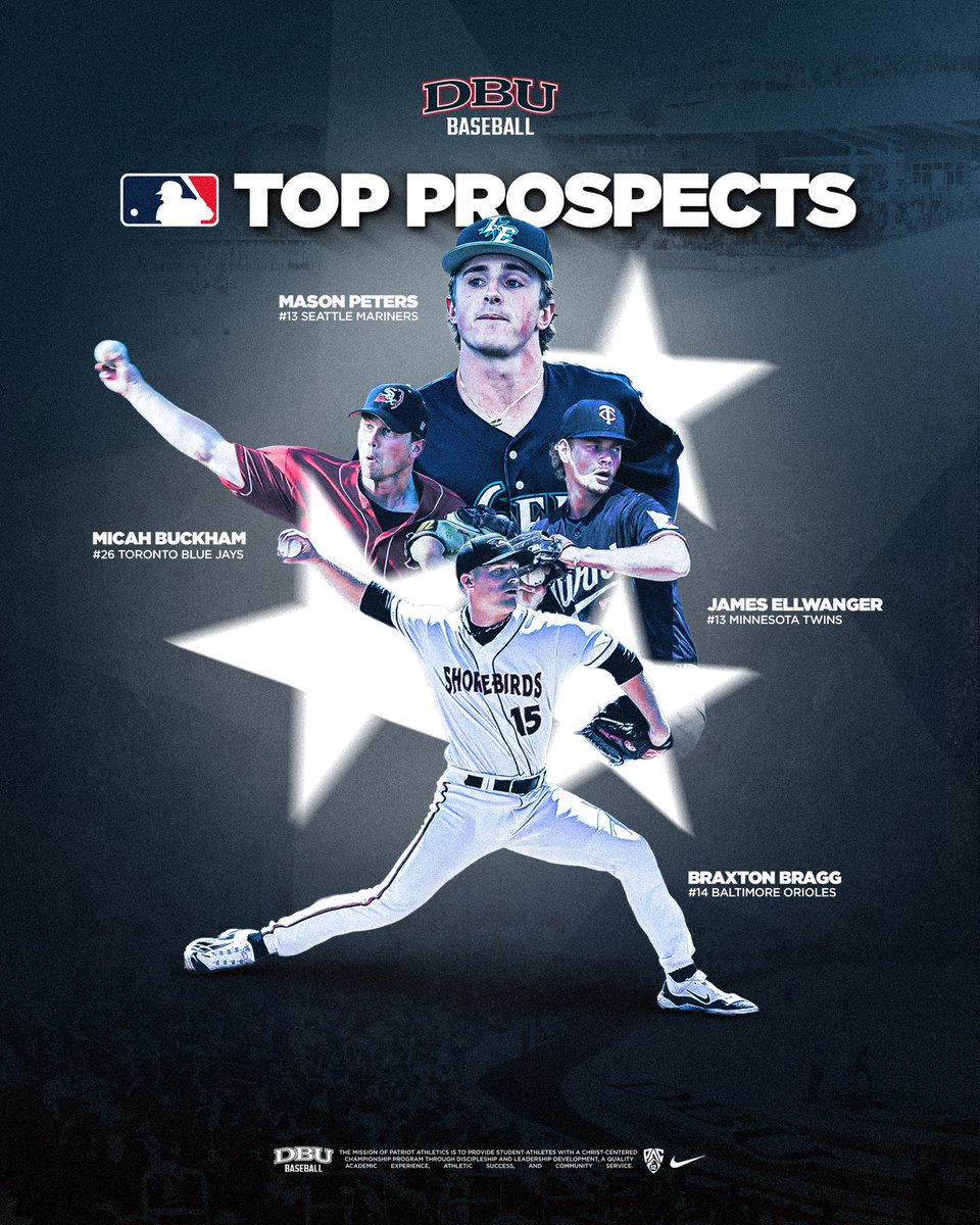 DBU_Baseball's tweet photo. Patriots Top Rated Prospects 🍿 https://t.co/j1NOodlyck