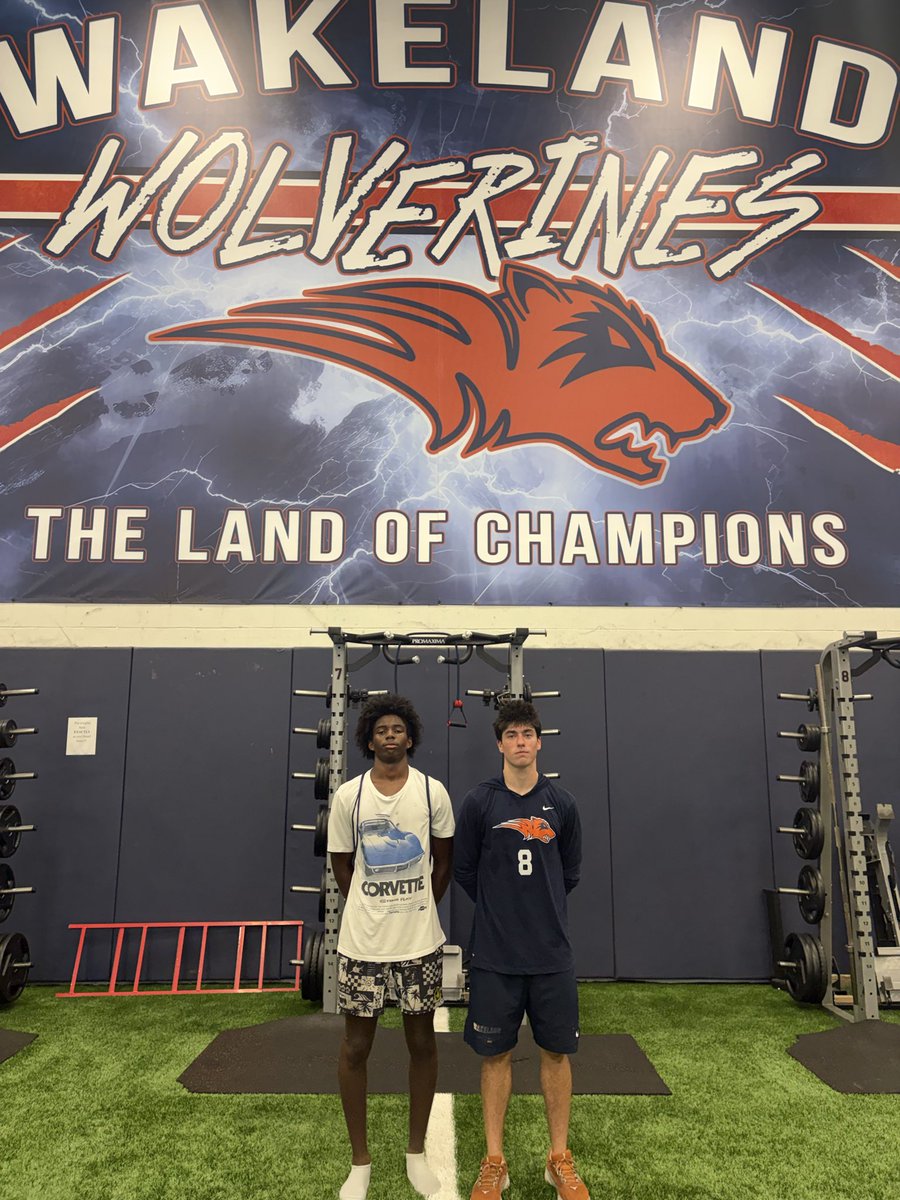 WakelandFTball's tweet photo. Ironman Awards go out to Jackson and Michael… want to know what commitment looks like on a whole new level??? How about this… these seniors have not missed a single summer workout their entire career as a Wolverine!
#WEoverme https://t.co/CyeiXVFtKZ