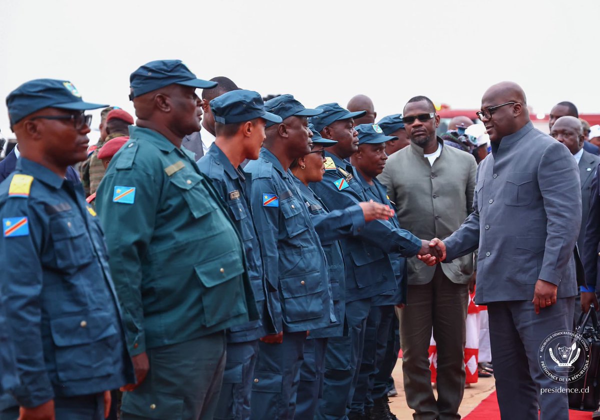 ClmentMuya2's tweet photo. 🚨Arrivé dans la matinée de ce mercredi 29 juillet 2026 à Kamina, dans le cadre de son itinérance dans la province du Haut-Lomami, le Président de la République, Félix Tshisekedi , a posé ses valises en fin de journée à Kaniama-Kasese, sur le site des Bâtisseurs de la Nation. https://t.co/kWxFYC7091