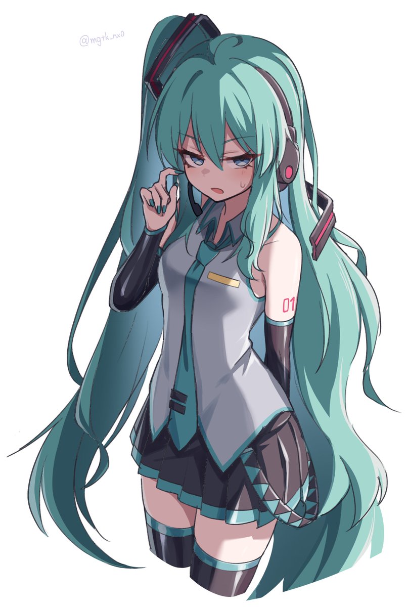 mgtk_nx0's tweet photo. #今月描いた絵を晒そう #初音ミク
(低画質だったので切り抜き版でも……) https://t.co/JW6eIautKA