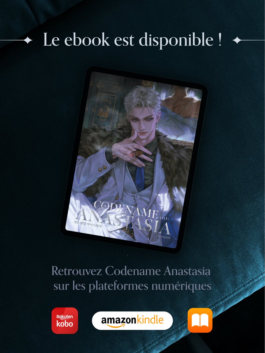 swoonbooks's tweet photo. C’est le jour de sortie pour Codename Anastasia Volume 2 🥳

Commandez votre exemplaire dès à présent sur notre site https://t.co/nWMFF1Zl8o et retrouvez la version numérique sur Kobo, Amazon Kindle et Apple Books ! 

1/2 https://t.co/17Zp4XghYw