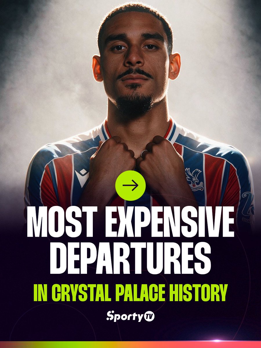 SportyTV's tweet photo. Crystal Palace’s biggest sales ever. 😳🦅

There are some huge deals on the list… but one transfer to a German club now looks like an absolute bargain. 👀

With his move, Maxence Lacroix becomes the second-most expensive sale in Crystal Palace’s history.

Which departure do you think Palace should regret the most? 💰🔥