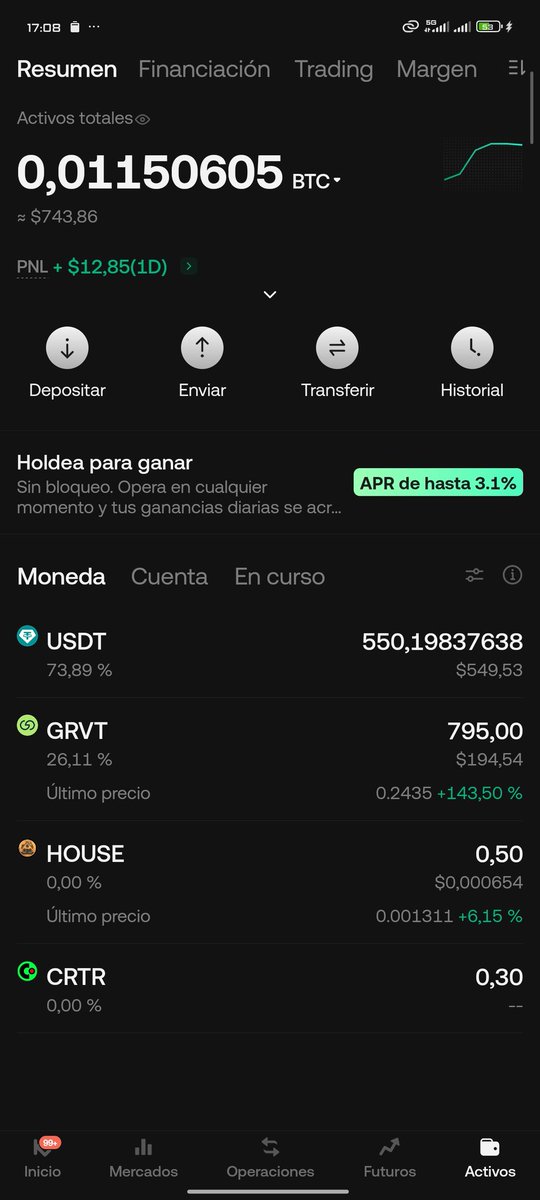 ESENCIAMUSICAL2's tweet photo. @RobinhoodApp @cashcat_token ESPERANDO QUE BAJE LA DEL GATO EFECTIVO 

@grvt_io INVIRTIENDO AHORA MISMO EN ESTA QUE LA ESTAN ESTRENANDO A NIVEL MUNDIAL TODAY..#GRVT #CASHCAT #BTC #ETH #CRYPTO #GRVT . EN CRIPTOMONEDAS LO MAS IMPORTANTE SIEMPRE ES PROTEGER TU CAPITAL POR MUY PEQUEÑO O GRANDE https://t.co/rGvzIPItdV