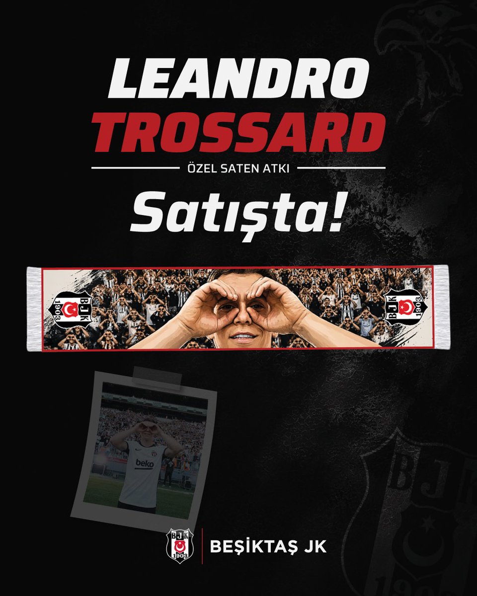 BJKKartalYuvasi's tweet photo. 👀 Leandro Trossard Özel Saten Atkı şimdi Kartal Yuvası mağazalarında ve https://t.co/Wa4dwEAvfY'de! 🦅

👉 https://t.co/NrWwptA1sq https://t.co/OLFa1hlE7R