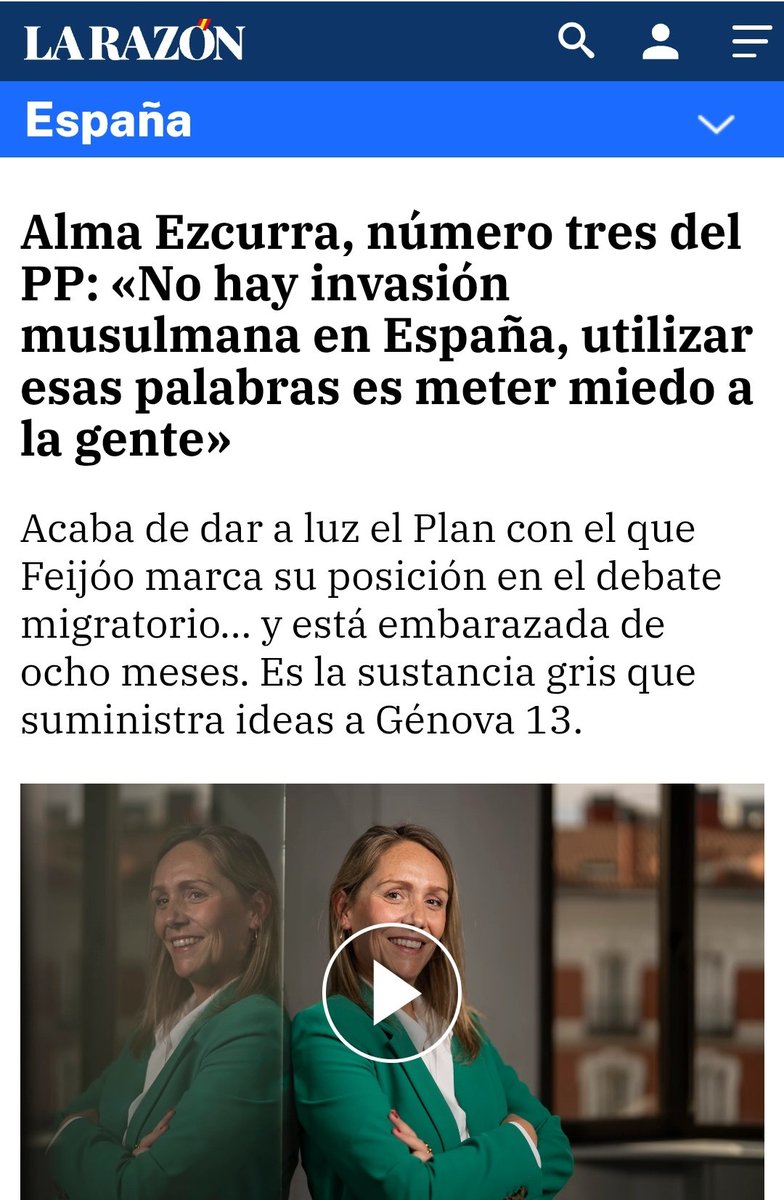 guidoprincesa's tweet photo. La de la izquierda es la "sustancia gris que suministra ideas" al PP en materia de inmigración.
La de la derecha es la socia del gobierno del PP y vicepresidenta de Ceuta. https://t.co/SSccxOBd4S