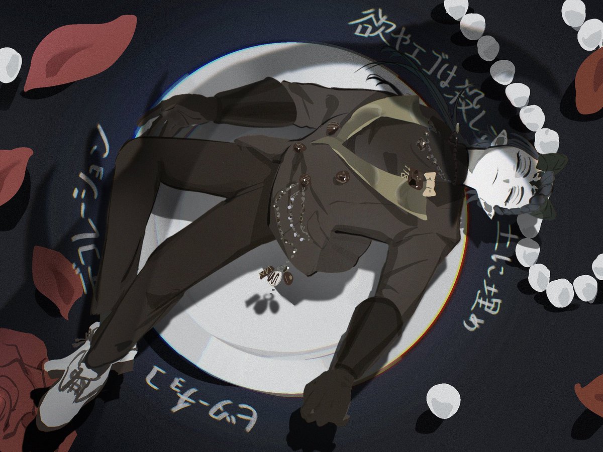 shakure_t's tweet photo. ビターチョコ
（※曲パロ　MV参考にしてます） https://t.co/XIcvnMpm3z