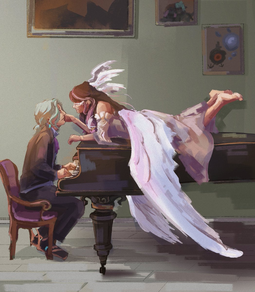 arbuzny_ebaka_'s tweet photo. My little angel...
The old art that I remembered.

#Dottore #Columbina #Dottobina #Genshinimpact https://t.co/lOh5XILKWB