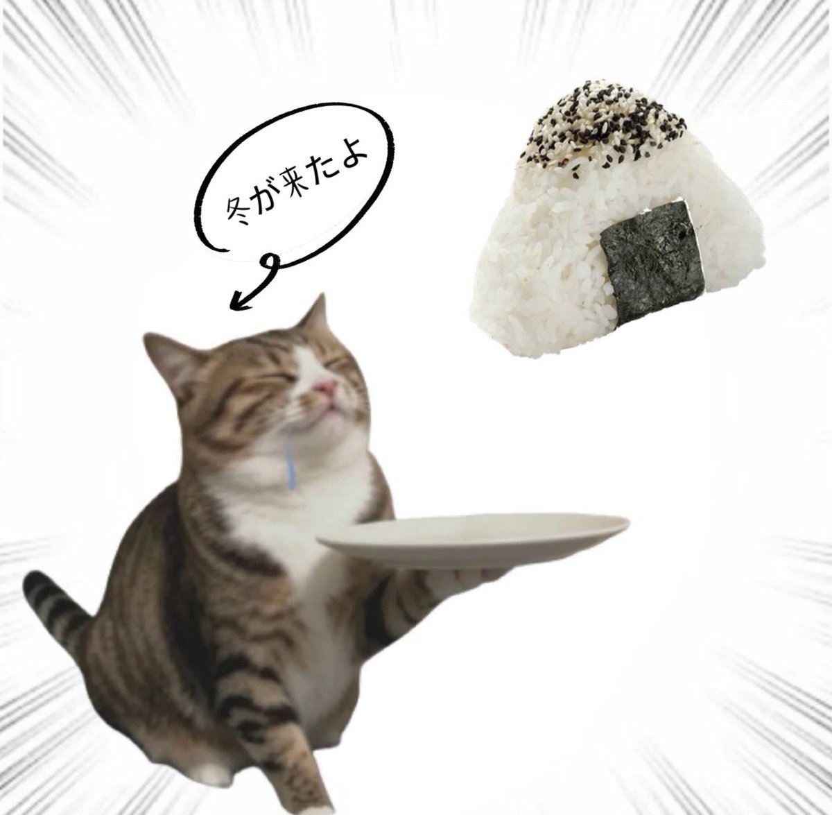 A_clond's tweet photo. 比喩的な答え：  
冬とは推しの手作りおにぎりを意味する。湯気が立ち始め、盛り付けが済んでいないタイミングこそ、冬の始まりである。

甘く感傷的な答え:
冬は夢そのものなの。ハマってから過ごした、あらゆる季節の一瞬一瞬すべてが、冬のはじまりだったの。

#らじおしゅくだい 
​​#24kaku https://t.co/3hDqAcHU00