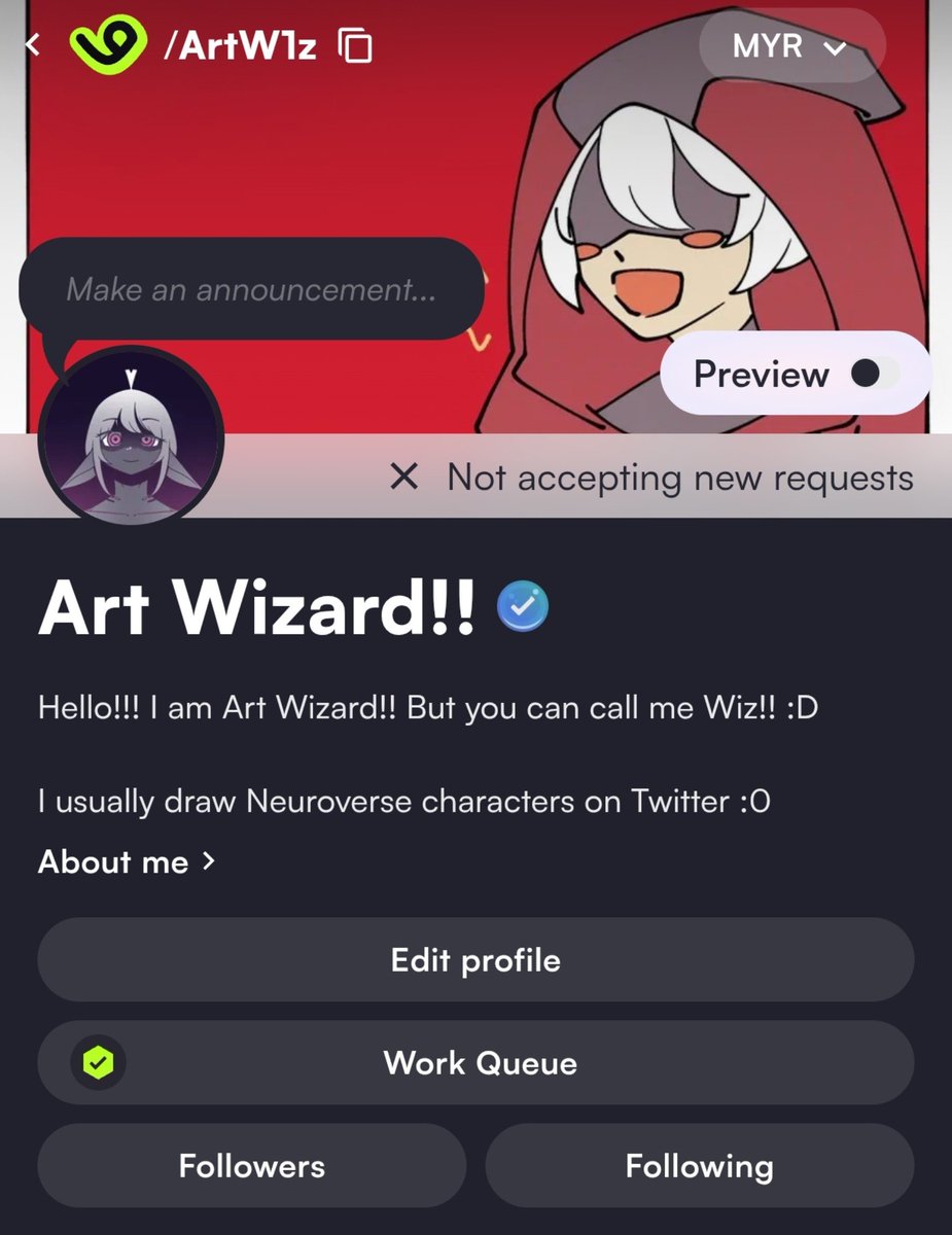 ArtW1z's tweet photo. I AM FINALLY VERIFIED ON VGEN!!! https://t.co/aIkP2kiJss