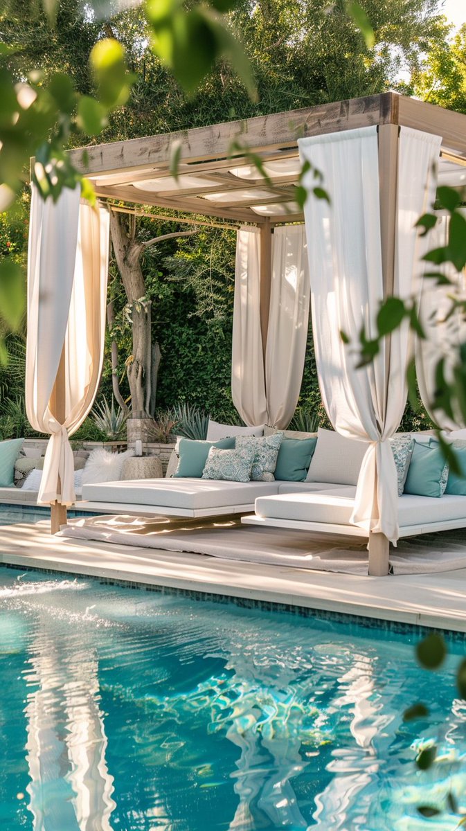 TheLemeDecor's tweet photo. Trendy pool deck with stylish lounge seating, modern décor, and resort-inspired accents, creating the perfect outdoor space for relaxing and entertaining.
#PoolDeck #OutdoorLiving #PoolDesign #HomeDecor #BackyardInspiration #LuxuryOutdoor #PoolsideStyle #HomeInspo https://t.co/4vtU2PQxpj